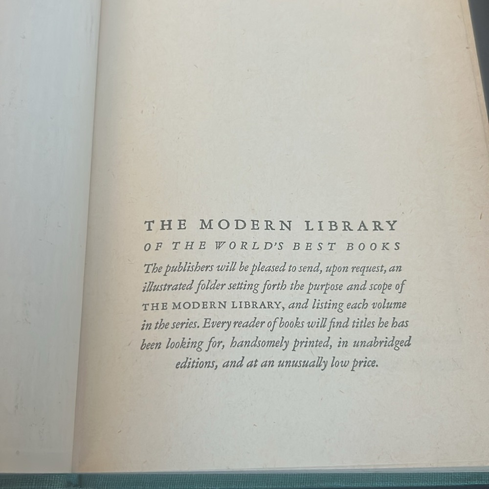 Vintage Wuthering Heights Book  by Emily Bronte Modern Library Hardcover - Picture 5 of 7